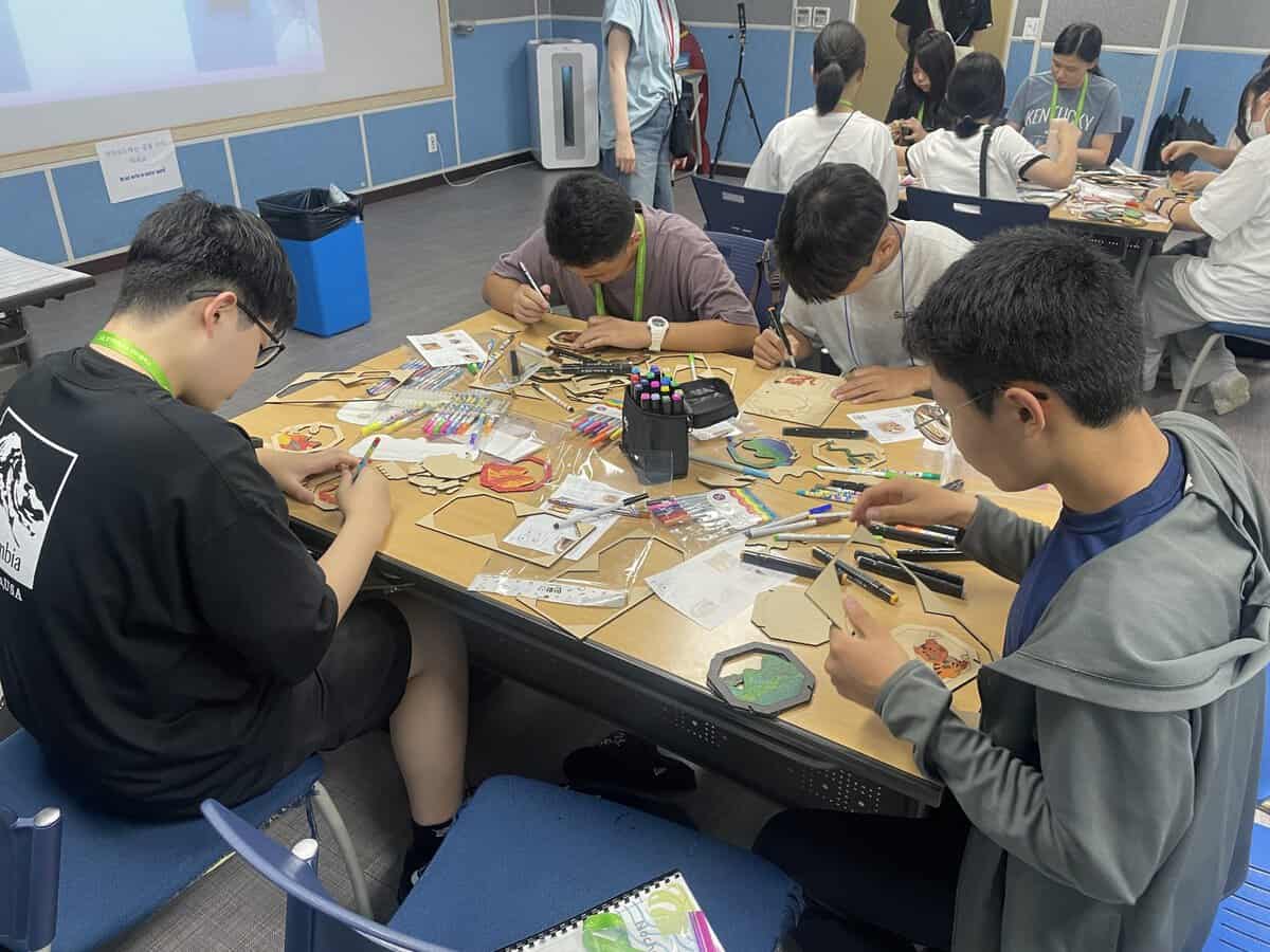 ご飯や味噌汁など韓国パジュ英語村の朝食メニュー